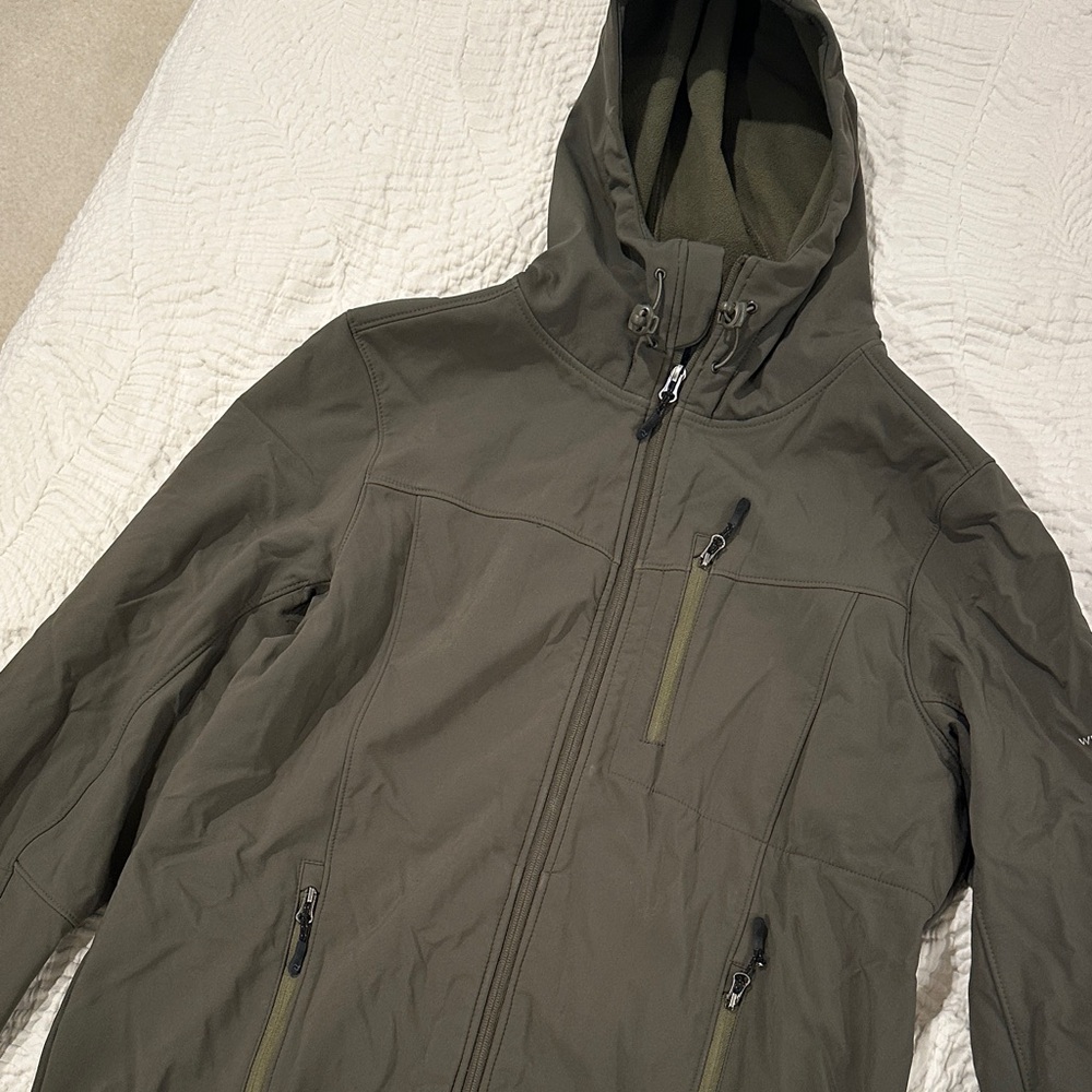 Wildebeast Men's Olive Hooded Jacket